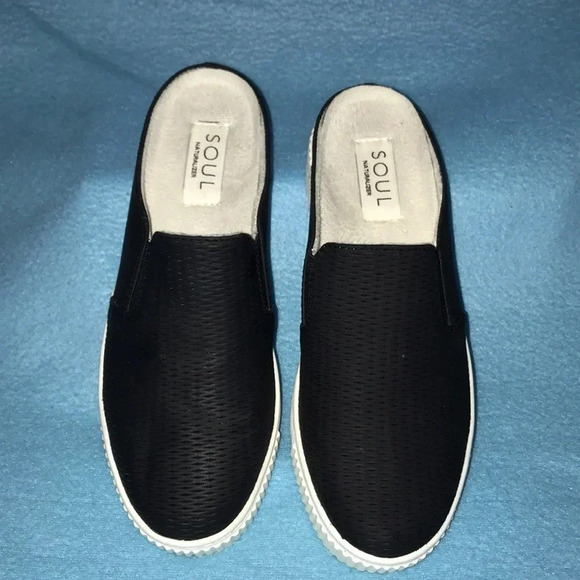 𝅺SOUL NATURALIZER TRULY slip on, faux fur man made leather flocking NEW size 6M - Picture 3 of 8